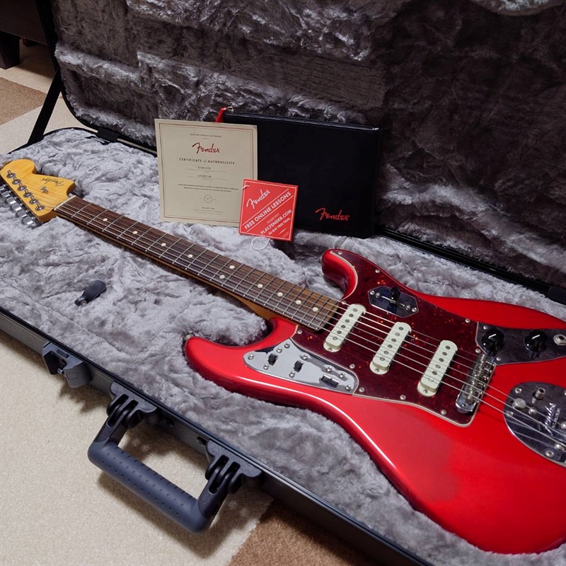 Fender USA Parallel Universe Jaguar Stratocaster Candy Apple Redの画像